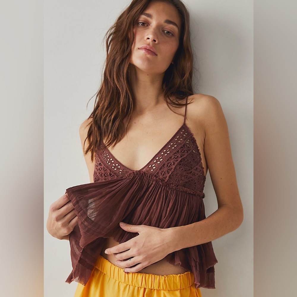 NWT Free People Carrie Top - M & L